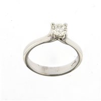 Anello Soranzo Gioielli Donna Solitario in Oro bianco Diamante NP10209493-14 - NP10209493-14